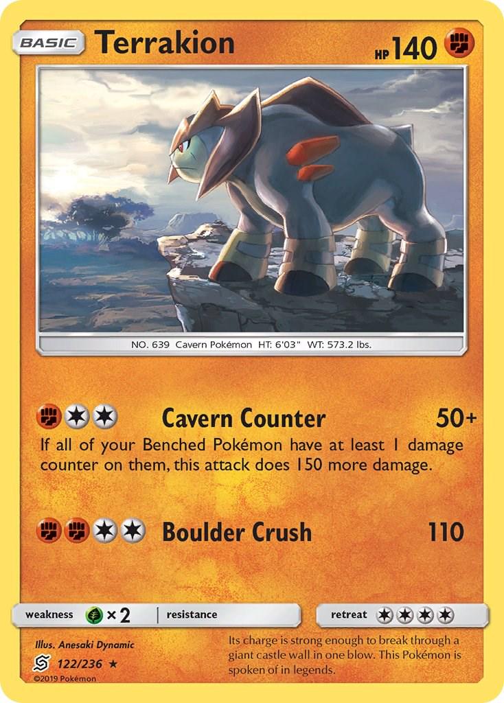 Terrakion #122 Pokemon Unified Minds