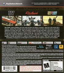 Back Cover | Grand Theft Auto IV [Complete Edition] Playstation 3