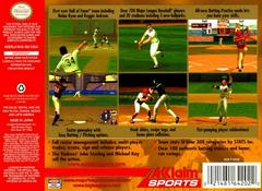 All-Star Baseball 2001 - Back | All-Star Baseball 2001 Nintendo 64