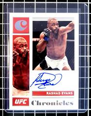 Rashad Evans Ufc Cards 2021 Panini Chronicles UFC Signatures Prices