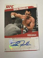 Rich Franklin #FA-RF Ufc Cards 2009 Topps UFC Round 2 Autographs Prices