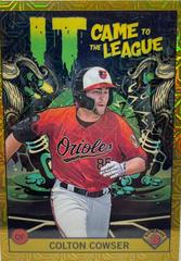 Colton Cowser [Gold Refractor Mega Box Mojo] #ICFL-7 Baseball Cards 2022 Bowman Chrome It Came To The League Prices