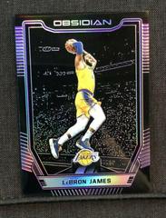 LeBron James [Purple] #67 Basketball Cards 2018 Panini Obsidian Prices