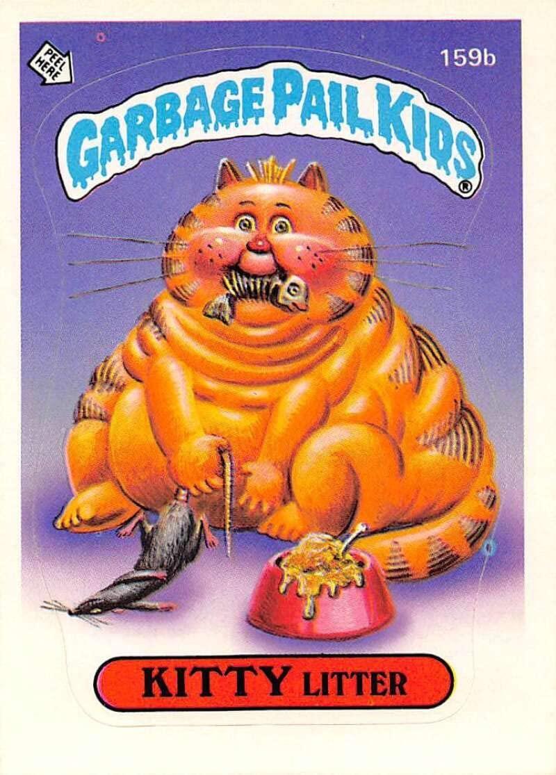 KITTY Litter #159b 1986 Garbage Pail Kids