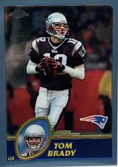 Tom Brady #148 Football Cards 2003 Topps Chrome Prices