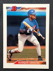 Marquis Grissom #14 Baseball Cards 1992 Bowman Prices