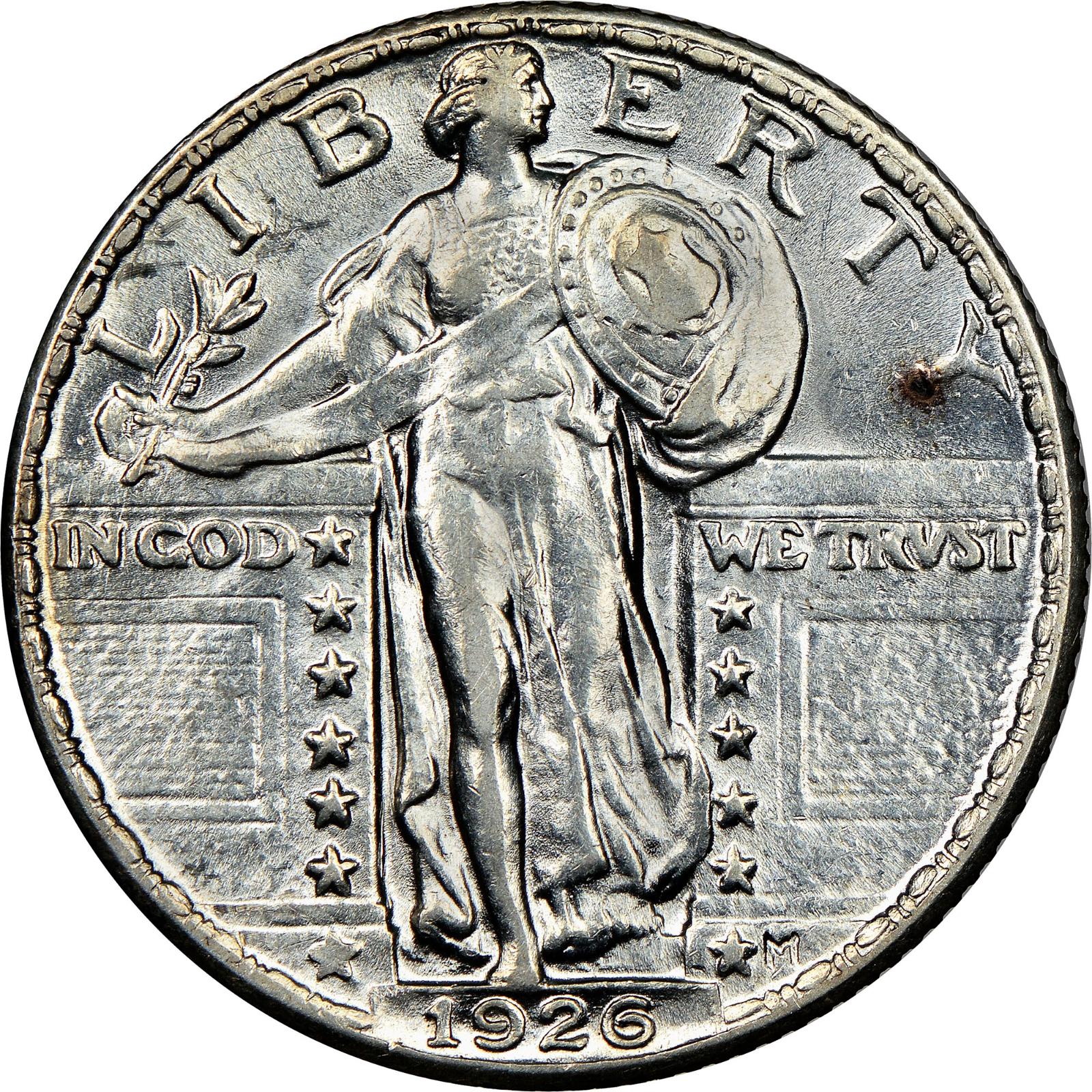 1926 Coins Standing Liberty Quarter