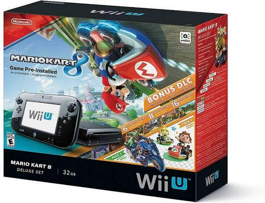 Wii U Console Deluxe: Mario Kart 8 Pre-Installed Edition Cover Art