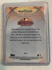 Back | Julio Rodriguez Baseball Cards 2020 Bowman Chrome 2019 Arizona Fall League Stars