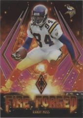Randy Moss [Pink] #FF-4 Football Cards 2021 Panini Phoenix Fire Forged Prices