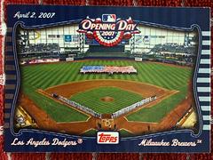 Dodgers, Brewers #OD7 Baseball Cards 2007 Topps Opening Day Prices