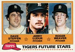 Tigers Future Stars [Steffen, Ujdur, Weaver] #626 Baseball Cards 1981 Topps Prices