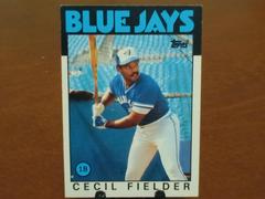 Cecil Fielder #386 Baseball Cards 1986 Topps Prices
