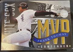 Frank Thomas #1 Baseball Cards 1994 Leaf MVP Contender Prices