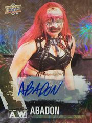 Abadon [Pyro Autograph] #22 Wrestling Cards 2021 Upper Deck AEW Prices