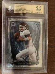 Derek Carr [Silver Ice] #55 Football Cards 2014 Bowman Rookies Prices
