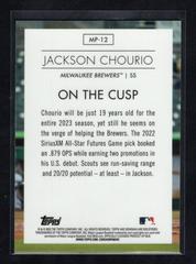 Back | Jackson Chourio Baseball Cards 2023 Bowman Modern Prospects