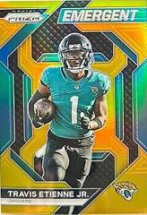 Travis Etienne Jr. [Gold] Football Cards 2023 Panini Prizm Emergent Prices