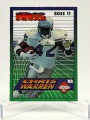 Chris Warren #11 Football Cards 1994 Collector's Edge Boss Squad Prices