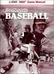 RealSports Baseball - Manual | RealSports Baseball Atari 7800