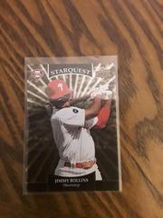 Jimmy Rollins [Gold Rare] #SQ-44 Baseball Cards 2009 Upper Deck Starquest Prices