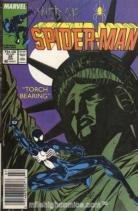 Web Of Spider-Man [Jewelers] #28 (1987) Comic Books Web of Spider-Man