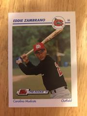 Eddie Zambrano Baseball Cards 1991 Impel Line Drive Pre Rookie AA Prices