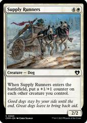 Supply Runners #63 Magic Commander Masters Prices