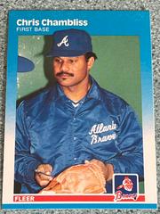 Chris Chambliss #513 Baseball Cards 1987 Fleer Prices