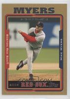 Mike Meyers [Gold] #UH76 Baseball Cards 2005 Topps Updates & Highlights Prices