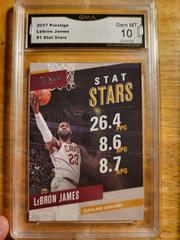 Lebron James #1 Basketball Cards 2017 Panini Prestige Stat Stars Prices