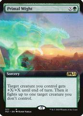 Primal Might [Extended Art Foil] Magic Core Set 2021 Prices