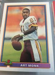 Art Monk [Error Bio Says 718 Receptions, Should Be 730] Football Cards 1991 Bowman Prices