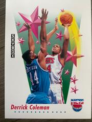 Derrick Coleman #502 Basketball Cards 1991 Skybox Prices