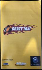Manual Front | Crazy Taxi Gamecube