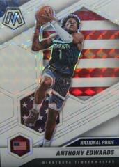 Anthony Edwards [White Mosaic] Basketball Cards 2020 Panini Mosaic Prices