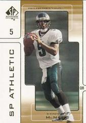 Donovan McNabb #A6 Football Cards 2000 SP Authentic Athletic Prices