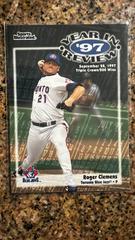 Roger Clemens #179 Baseball Cards 1998 Sports Illustrated Prices