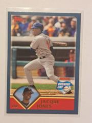 Jacque Jones #101 Baseball Cards 2003 Topps Opening Day Prices