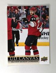 Oliver Ekman Larsson Hockey Cards 2018 Upper Deck Canvas Prices
