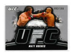 Matt Hughes [Silver] #FM-MH Ufc Cards 2010 Topps UFC Knockout Fight Mat Relic Prices