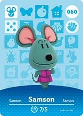 Samson #060 [Animal Crossing Series 1] Amiibo Cards Prices