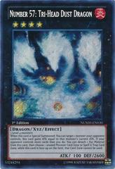 Number 57: Tri-Head Dust Dragon [1st Edition] YuGiOh Number Hunters Prices