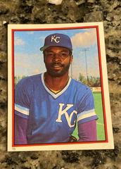Willie Wilson #15 Baseball Cards 1983 Topps Stickers Prices
