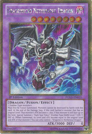 Dragonecro Nethersoul Dragon [1st Edition] PGLD-EN015 YuGiOh Premium Gold