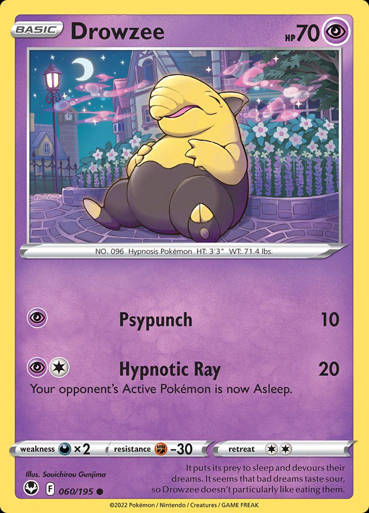 Drowzee 60 Prices Pokemon Silver Tempest Pokemon Cards