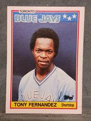 Tony Fernandez #23 Baseball Cards 1988 Topps American Prices