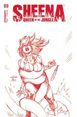 Sheena: Queen of the Jungle [Linsner Fiery Red] #9 (2022) Comic Books Sheena Queen of the Jungle Prices