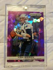 Tom Brady [Purple Cracked Ice Prizm] #64 Football Cards 2013 Panini Prizm Prices