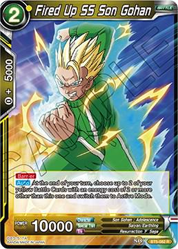 Fired Up SS Son Gohan BT5-082 Dragon Ball Super Miraculous Revival